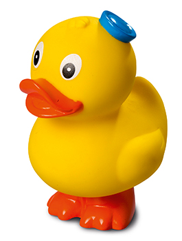 Squeaky duck standing, sailor