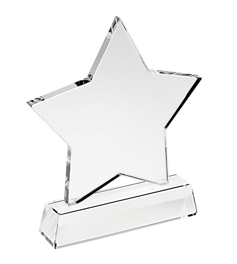 TROPHY STAR OF GLASS mm160 base h 30