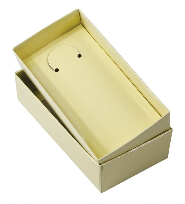 CARDBOARD BOX IVORY - 120X60X30 MM