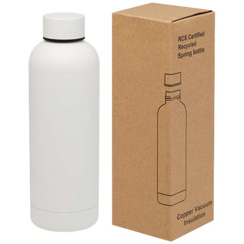 Spring 500 ml RCS certified recycled stainless steel copper vacuum insulated bottle