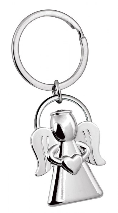 KEY CHAIN - ANGEL WITH HALO AND HEART