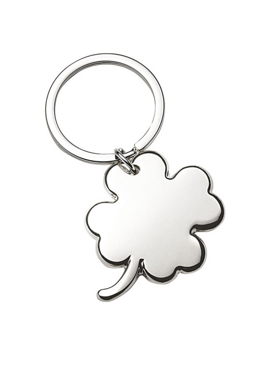 KEYCHAIN FOUR-LEAF CLOVER - SHINY