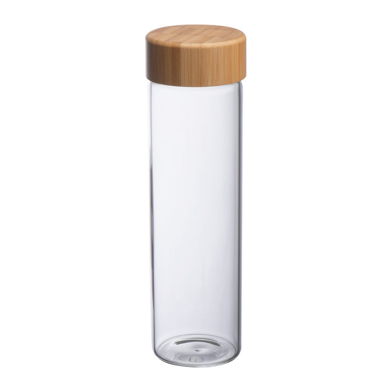 Glass bottle with bamboo lid Santa Cruz 500 ml