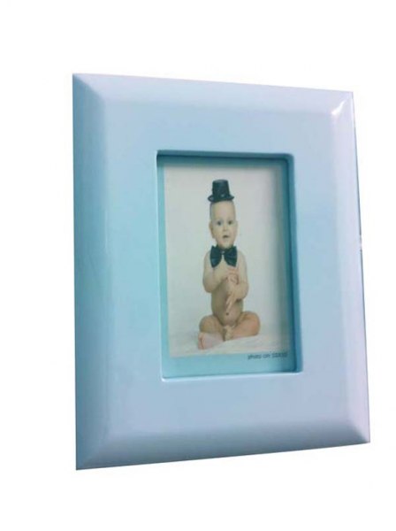 PHOTOFRAME LIGHT BLUE PARTIALLY FLAT