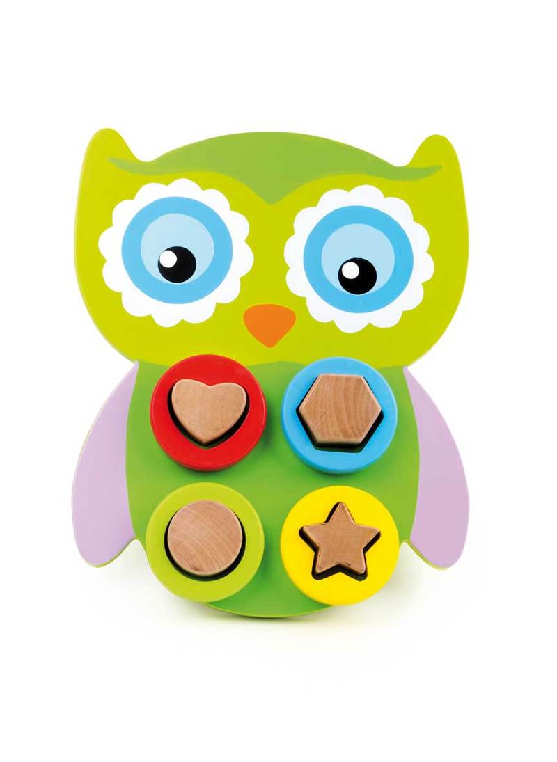 Plug-in Puzzle Shapes Owl