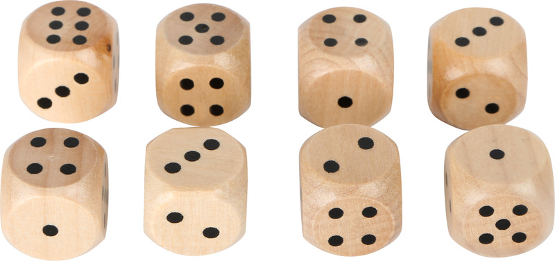 Wooden Dice Set  