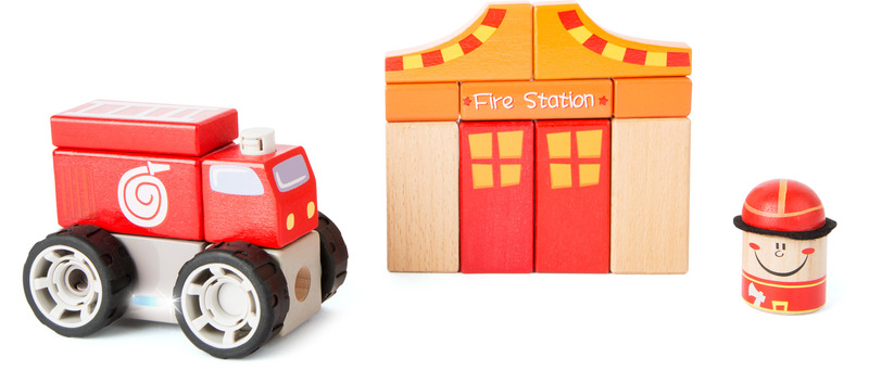 Fire Brigade Construction Set with Sound  