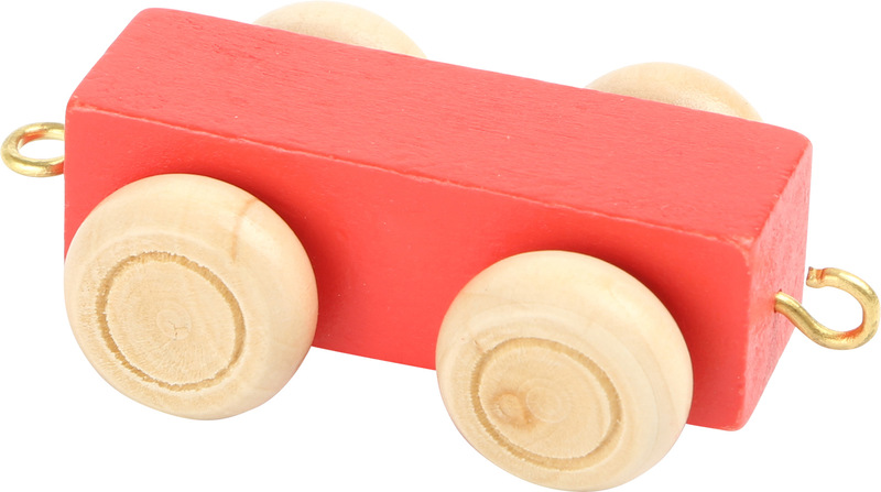 Trailer Letter Train Red