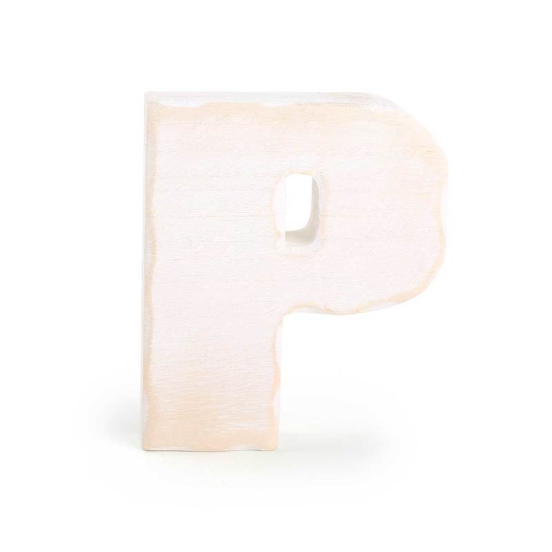 Wooden Letter P