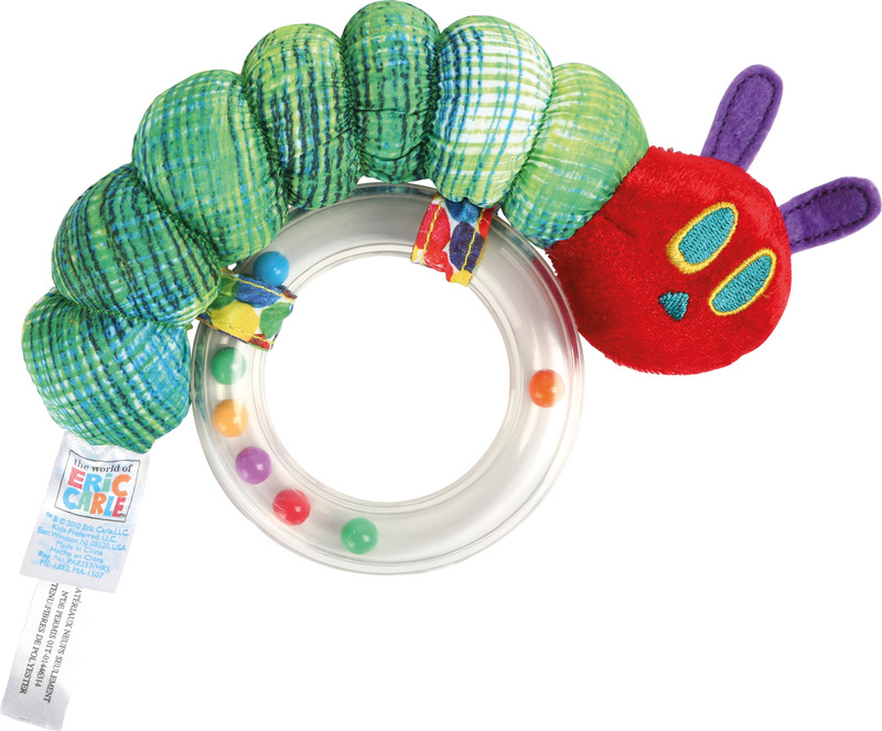 The Very Hungry Caterpillar Grasping Toy and Rattle 