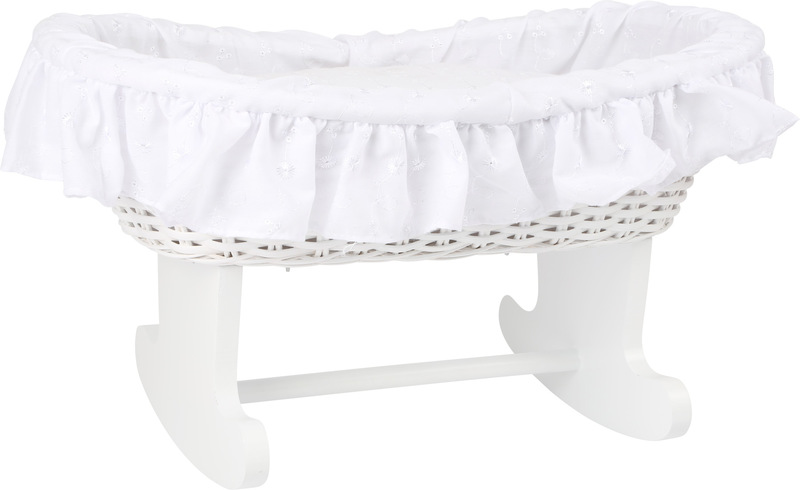 Doll's Cradle Basketwork, white