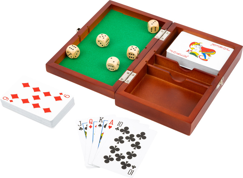 Cards and Dice Game Box