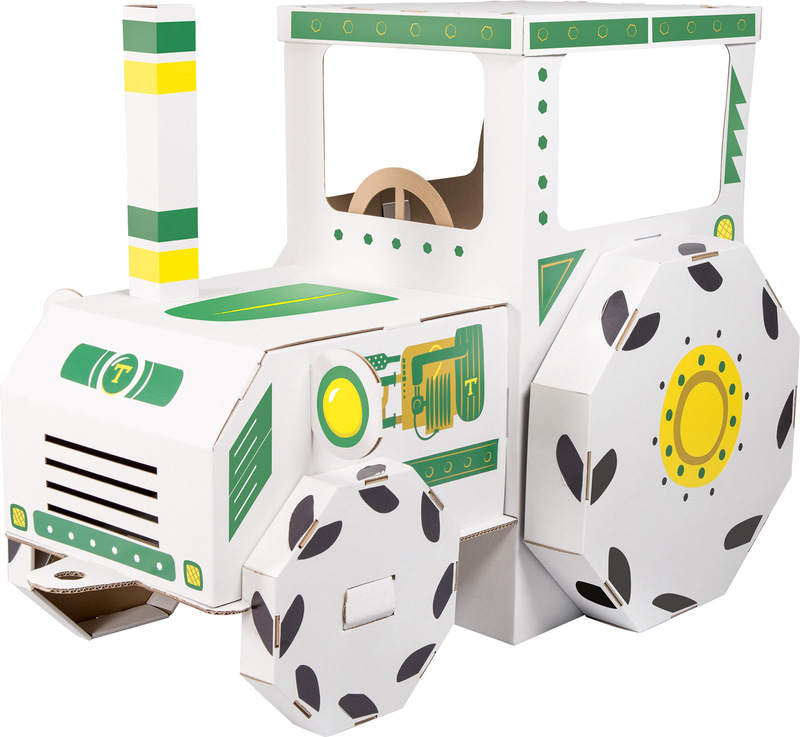 Tractor Cardboard Playhouse