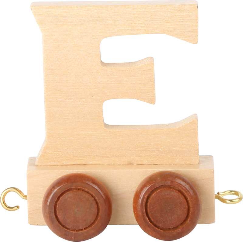 Wooden Letter Train E         