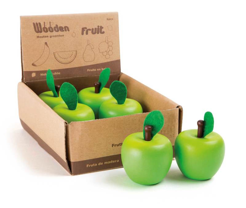 Wooden Apple Display