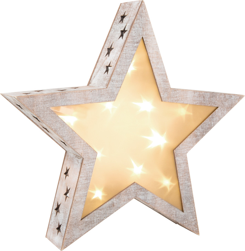 Shabby Chic Star Lantern, large