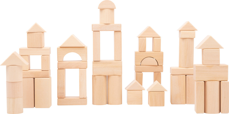 Natural Wooden Building Blocks