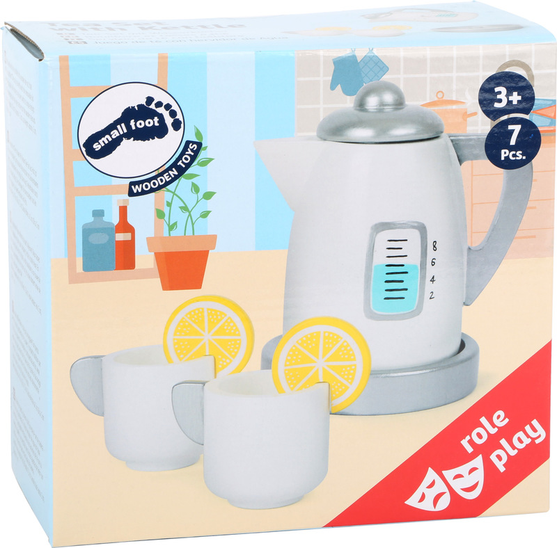 Tea Set with Kettle for Play Kitchens