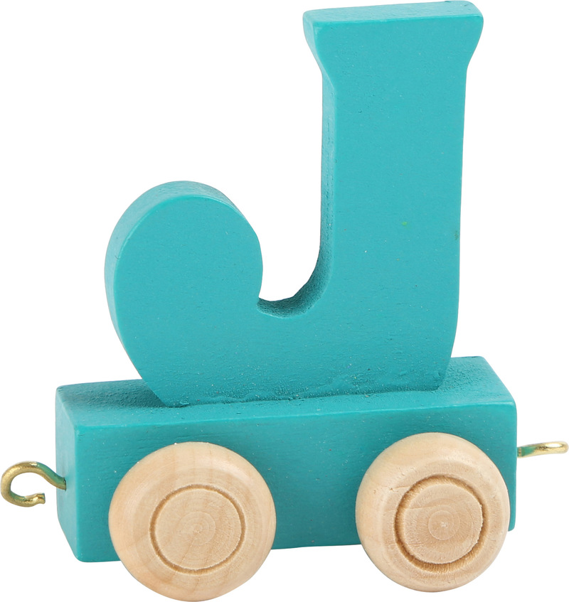 Coloured Letter Train J