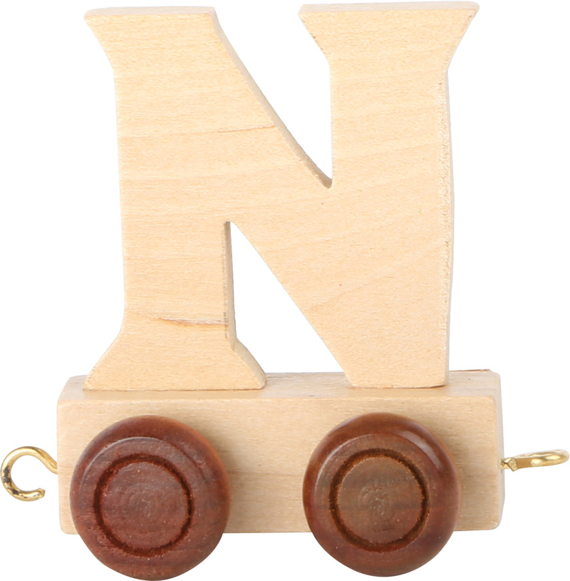 Wooden Letter Train N          