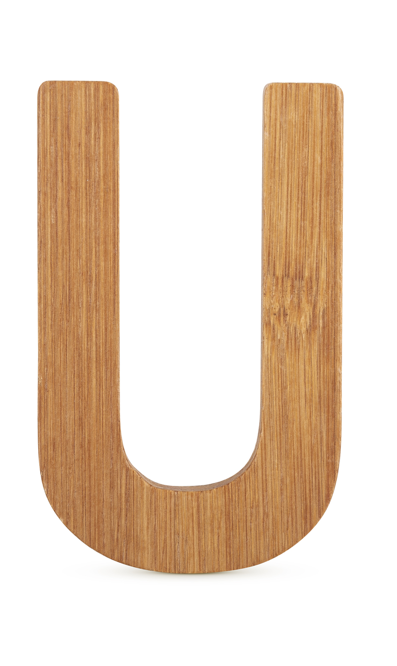 ABC Bamboo Letters U