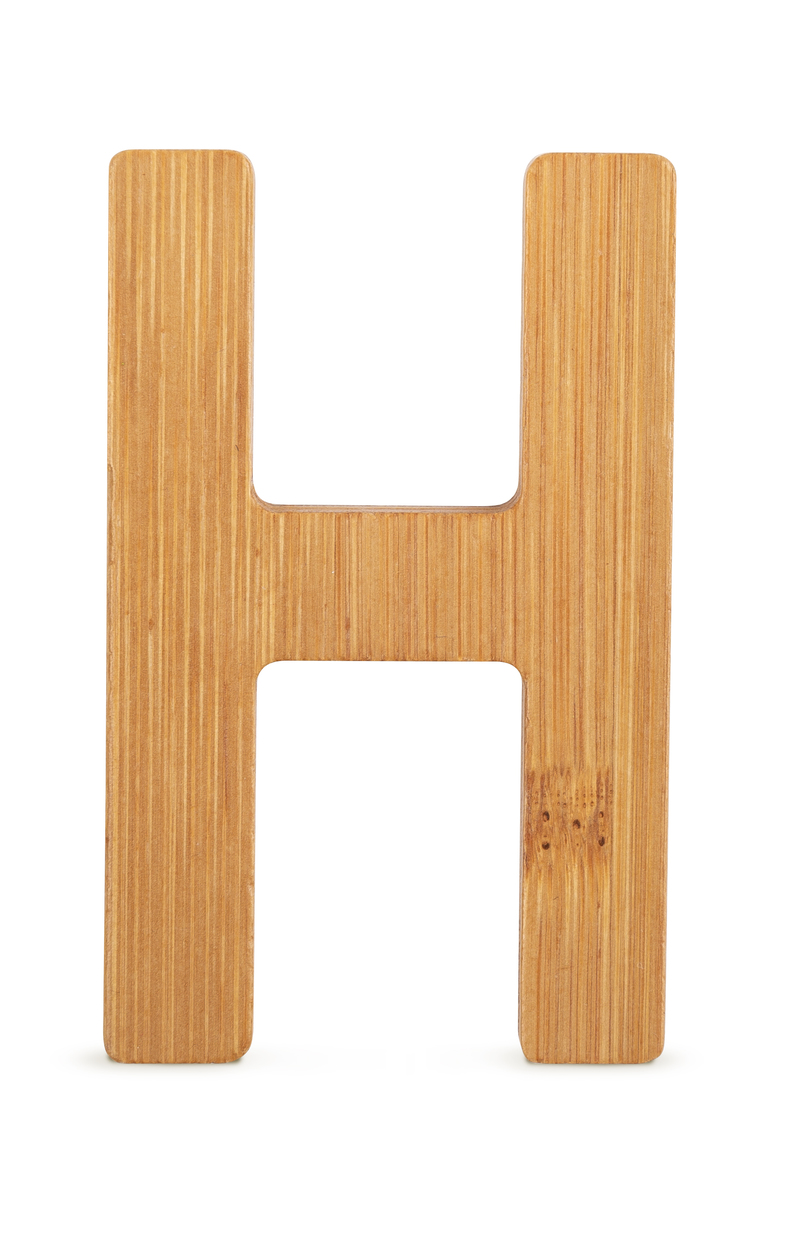 ABC Bamboo Letters H