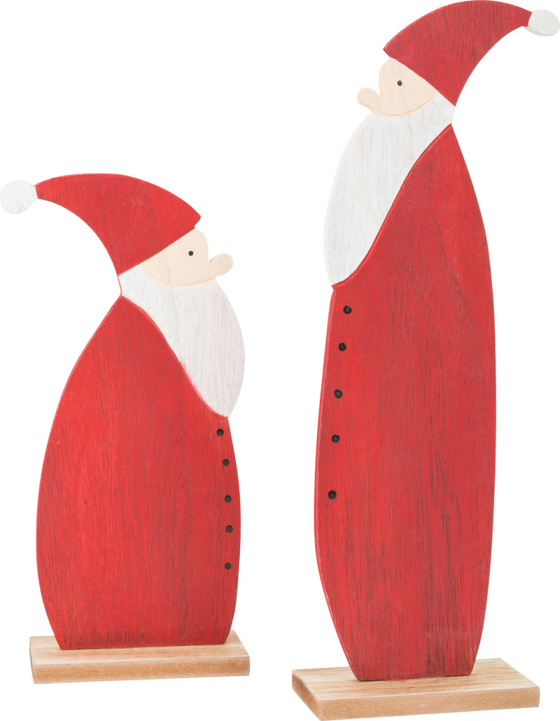 Decorative Wooden Santa