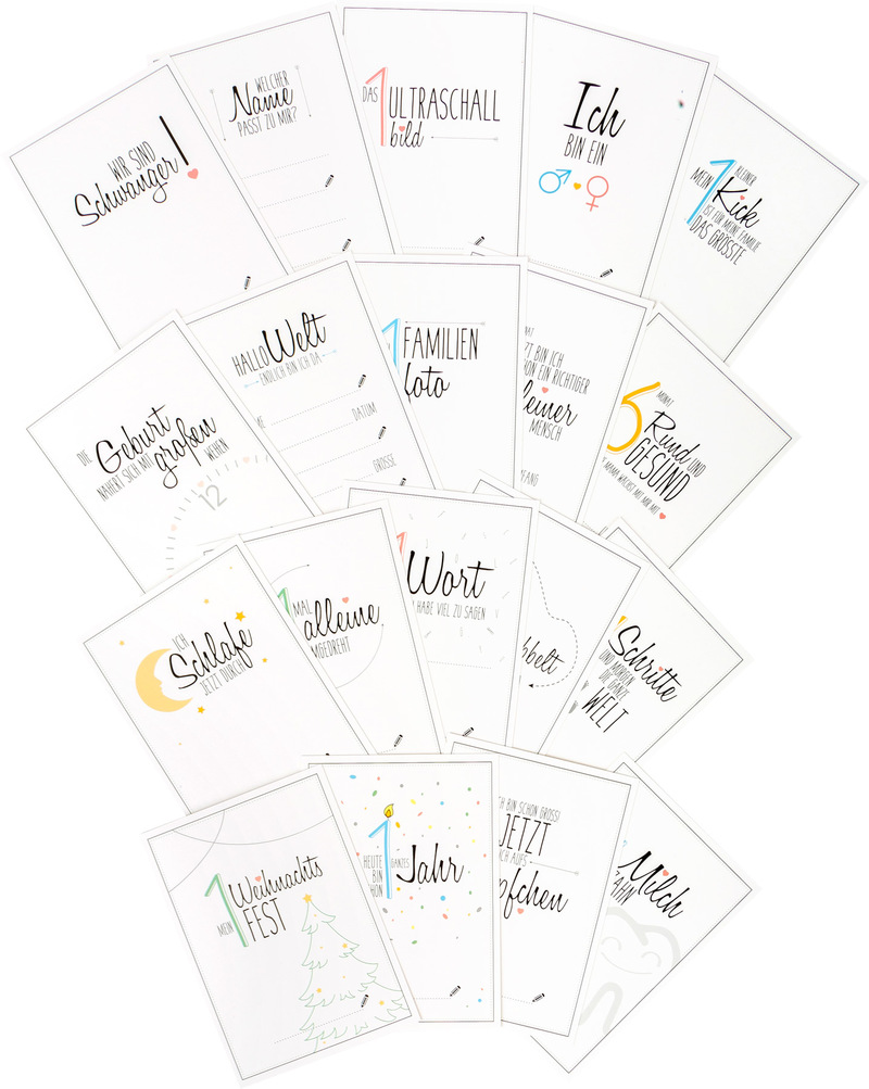 Baby Milestone Cards