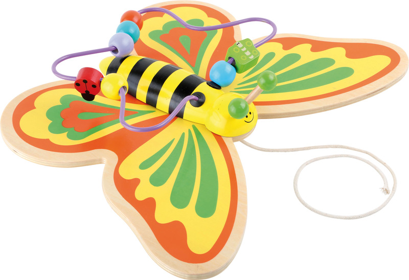 Pull-along Toy and Bead Chaser Butterfly