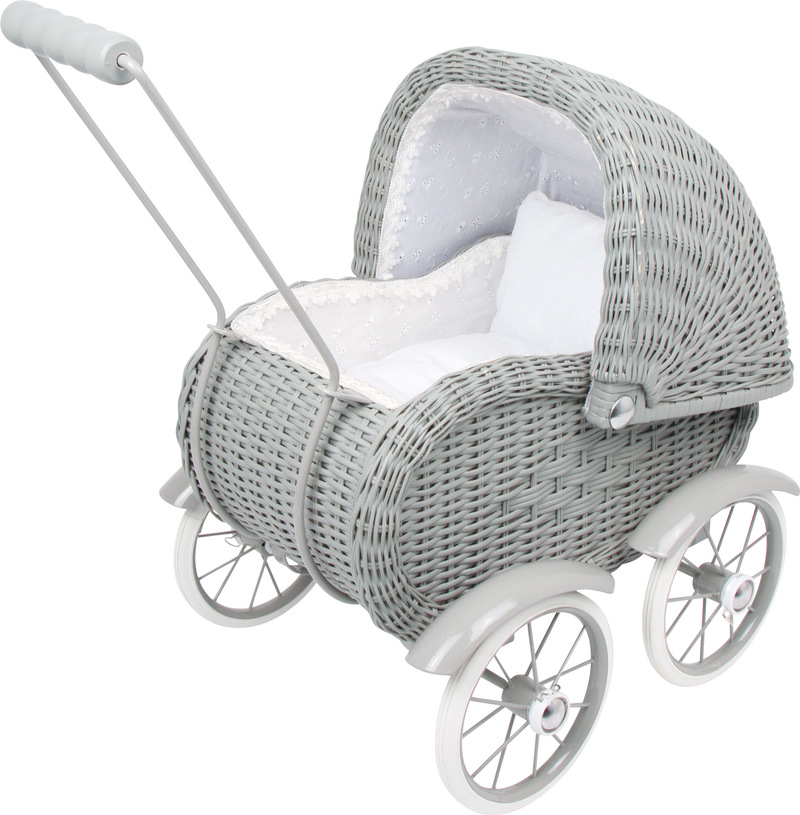 Doll's Pram Vintage Grey