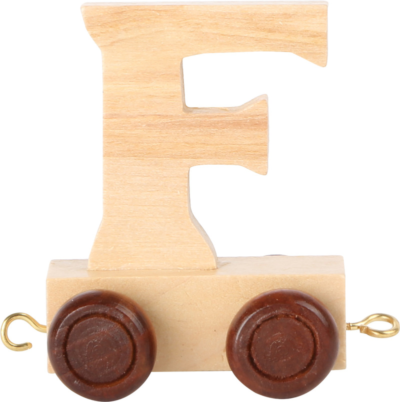 Wooden Letter Train F           