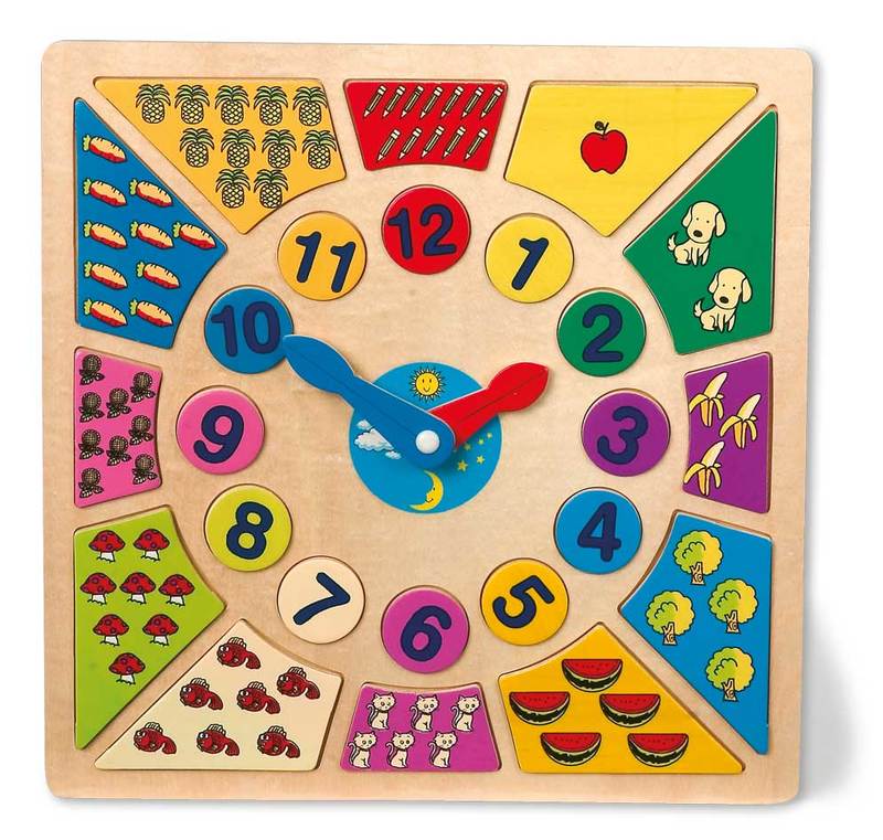 Multi-Coloured Learning Clock