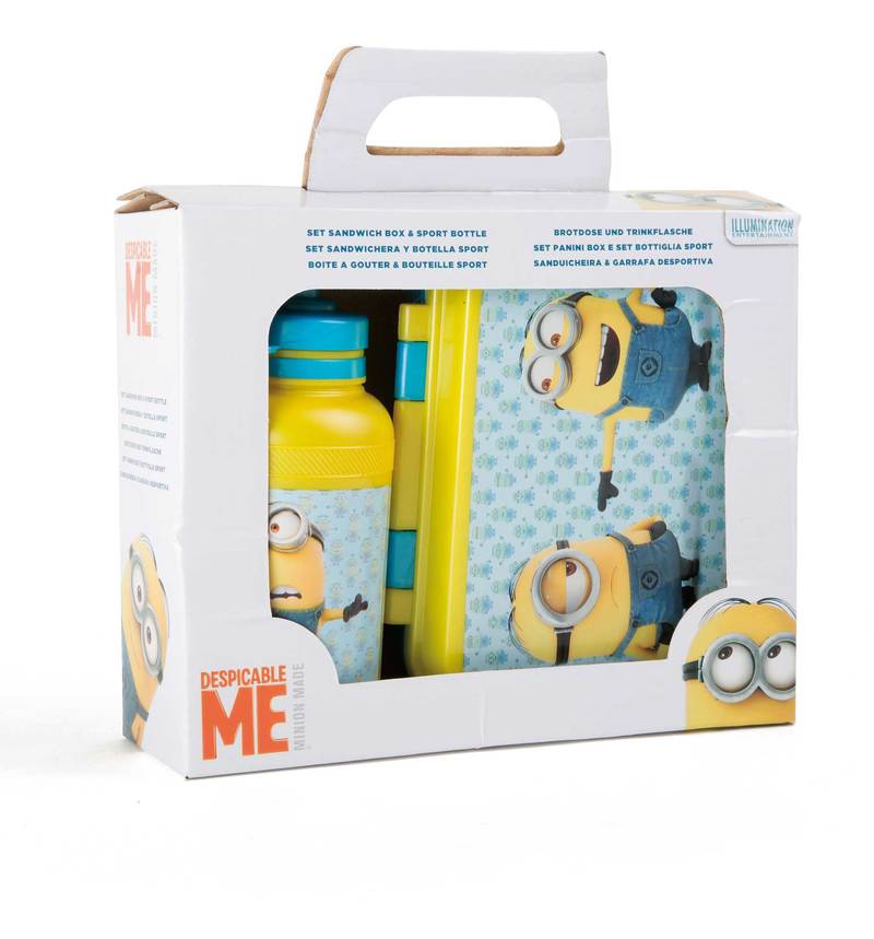 Minions Sandwich Box and Bottle