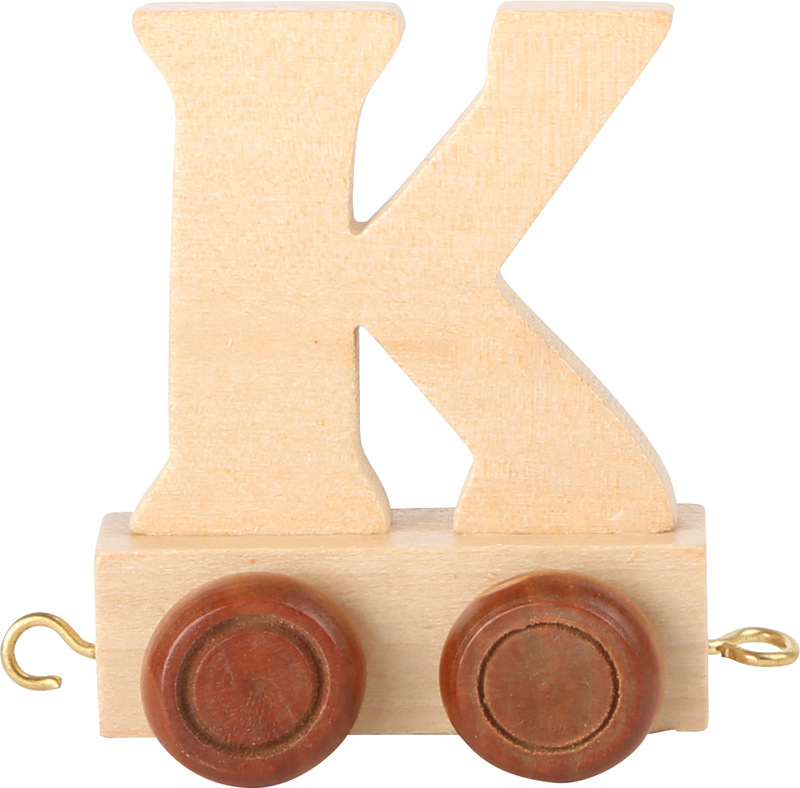 Wooden Letter Train K           