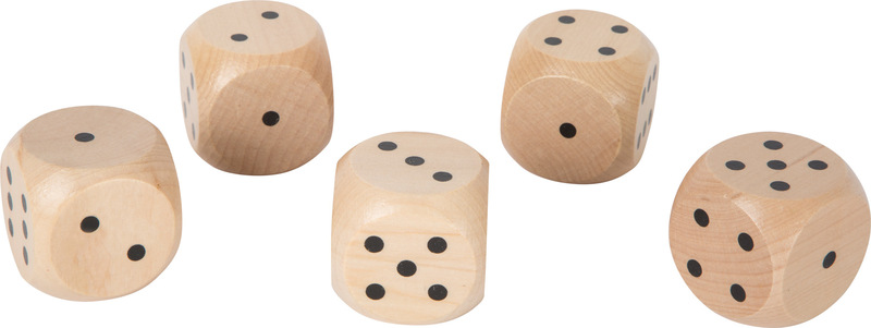 Giant Wooden Dice Set  