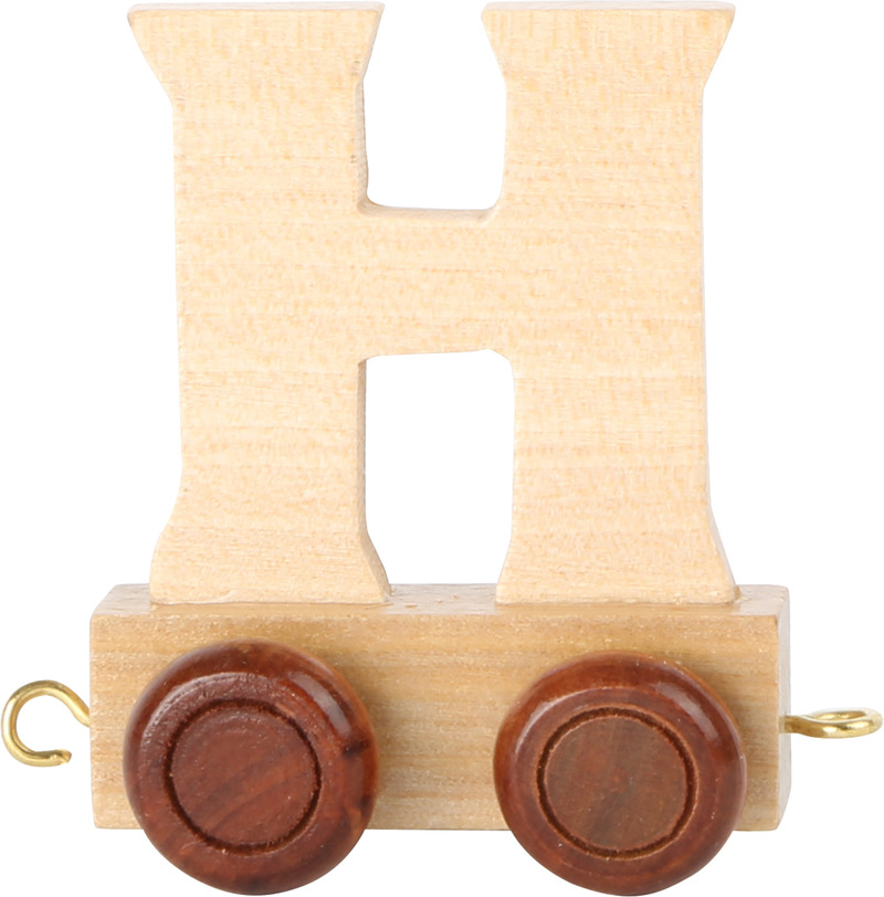 Wooden Letter Train H         