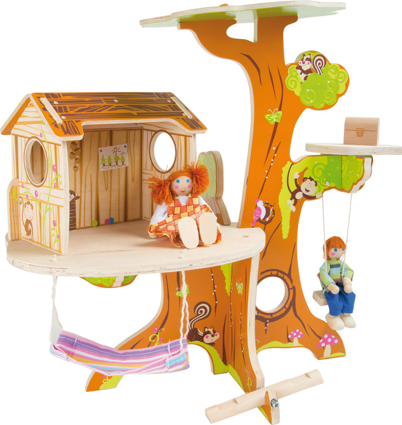 Treehouse with Bending Dolls