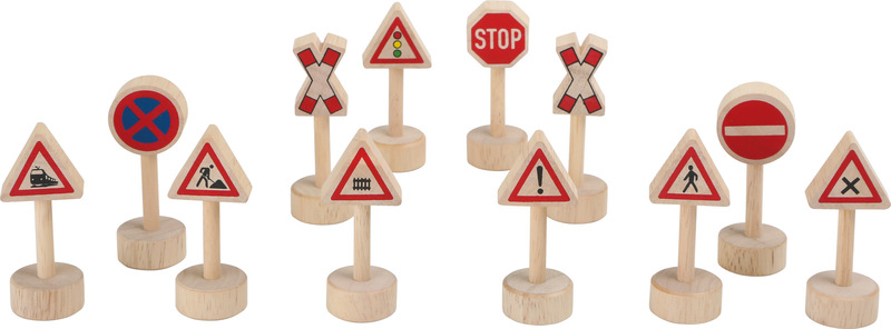 Traffic Signs for Train Sets