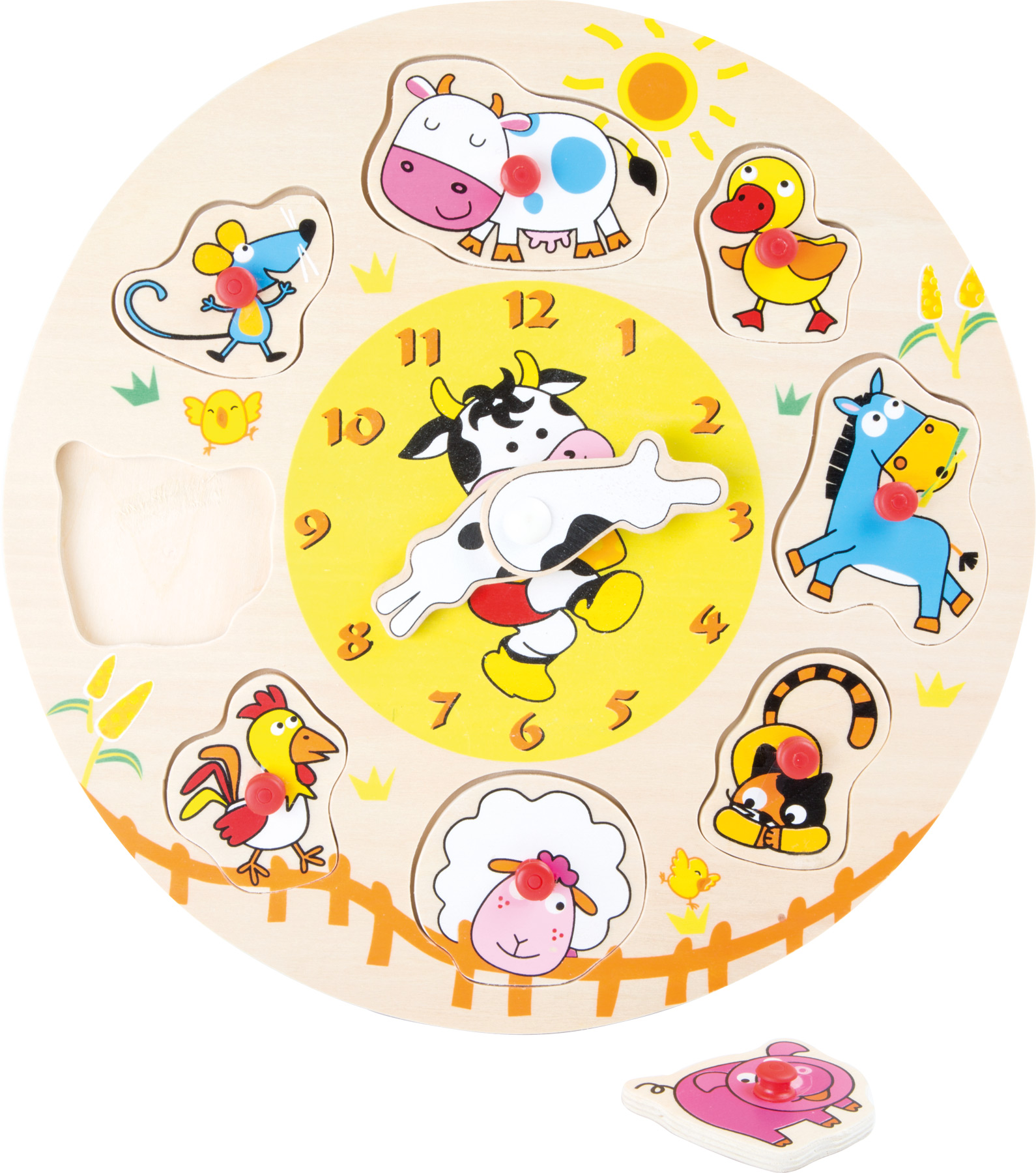 Teaching Clock and Puzzle