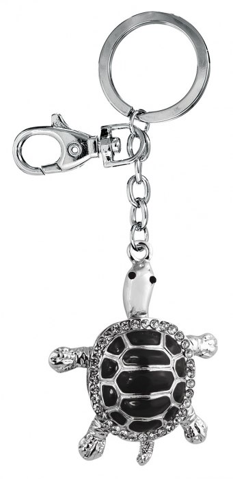 KEY CHAIN TARTLE BLACK - NO BOX