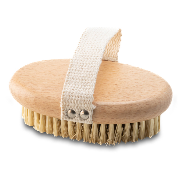 CARE massage brush, brown