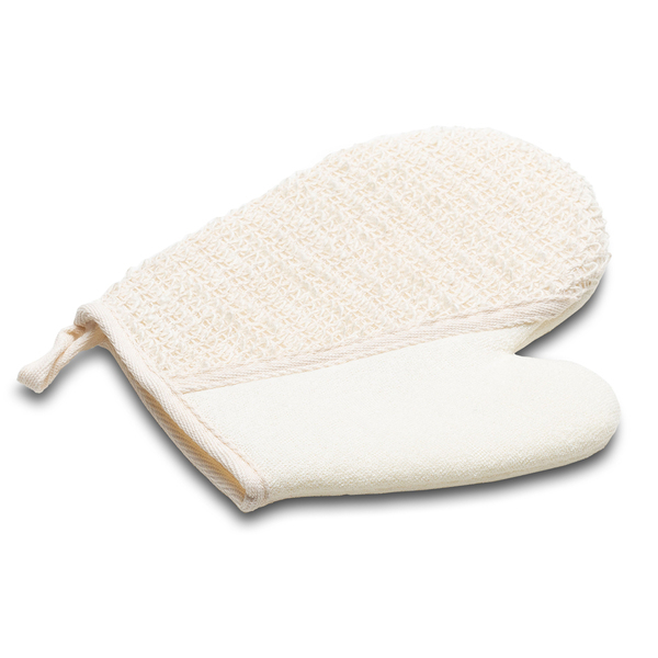 RUB bath and massage mitten, beige