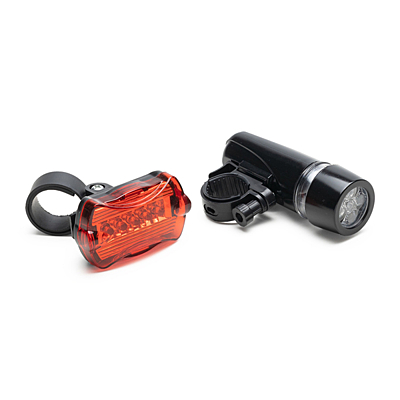 BILIT bicycle lamp set, black