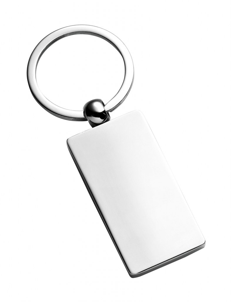 KEYCHAIN RECTANGULAR 50X26X4 mm PLAIN