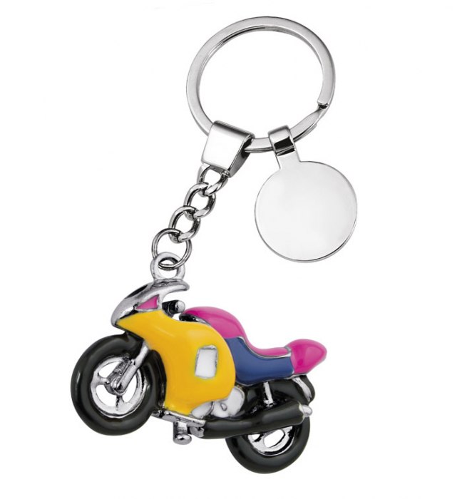 KEYCHAIN  MOTORBIKE COLORED