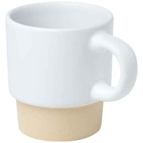 Olympia 130 ml stackable expresso cup with clay bottom