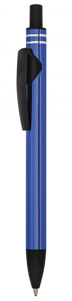 BLUE ALUMINIUM PEN CLIP BLACK