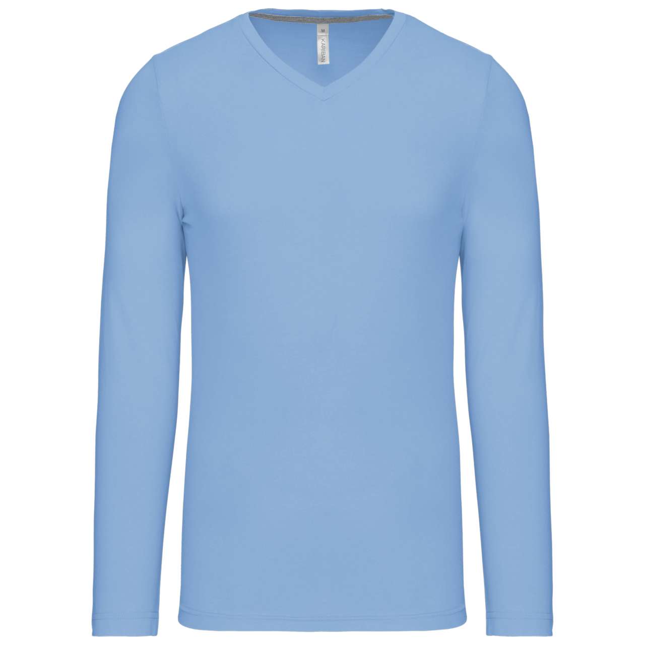 MEN'S LONG-SLEEVED V-NECK T-SHIRT