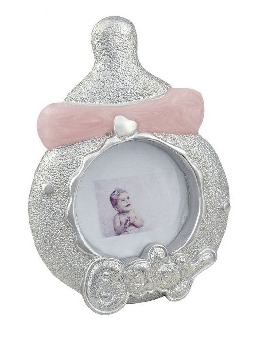 PHOTOFRAME BABY'S BOTTLE PINK DIAM. 30MM