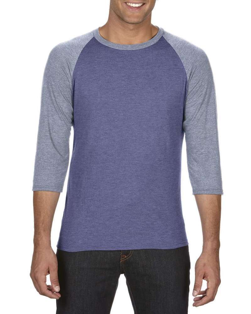 ADULT TRI-BLEND ¾ SLEEVE RAGLAN TEE